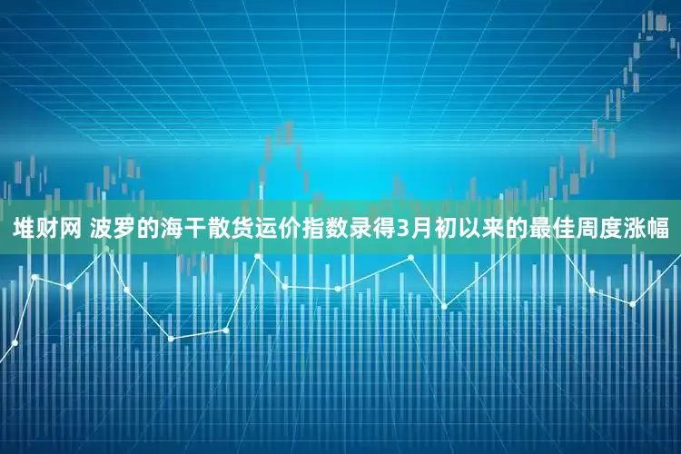 堆财网 波罗的海干散货运价指数录得3月初以来的最佳周度涨幅