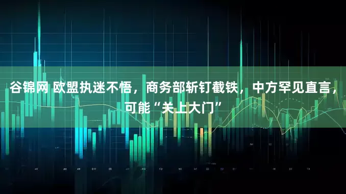 谷锦网 欧盟执迷不悟，商务部斩钉截铁，中方罕见直言，可能“关上大门”